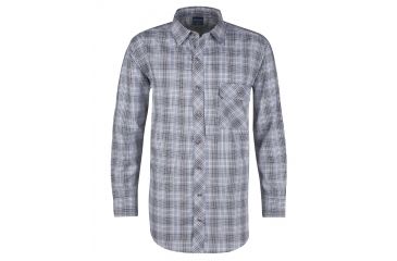 Image of Propper Mens Covert Button-Up Long Sleeve Shirt,Ocean Blue Plaid,L2 F53170V468L2