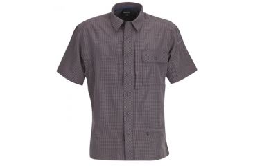Image of Propper Mens Independent Button Up Shirt Poly Charcoal Plaid L F53520V016L