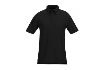 Image of Propper Mens Short Sleeve Cotton Polo Shirt Black 3XL F5323950013XL