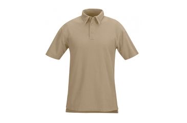 Image of Propper Mens Short Sleeve Cotton Polo Shirt Tan 3XL F5323952263XL