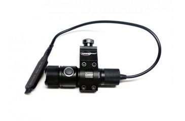 Image of Powertac Cadet Gen 2 Flashlight Kit, 492 Lumens, with CREE XM-L2 U2 LED, Black POWERTAC-CADET-G2-WEAPON-KIT