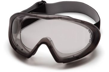 Image of Pyramex Capstone Goggles with Gray Anti-Fog Lens, Direct/Indirect Frame GG504T - Single Pack