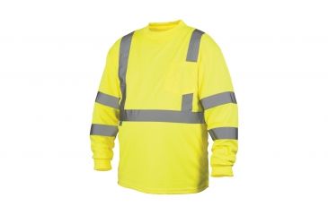 Image of Lumen X Long Sleeve T-Shirt, Hi-Vis Lime, 4X Large