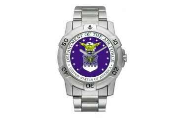 Image of RAM instrument Chrome Military Watch V1P06 US Air Force