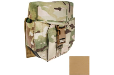 Image of Raptor Tactical Skin Ammo M249 SAW NUTSACK Pouch, Soft, Coyote Brown, 200, SKN249-CB-200