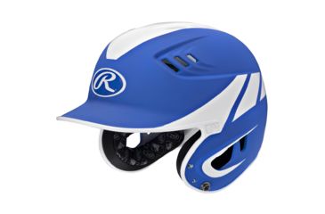 Image of Rawlings Velo Series Junior 2-Tone Away Batting Helmet, Blue 1007744