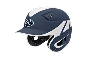 Image of Rawlings Velo Series Senior 2-Tone Away Batting Helmet, Navy 1007747