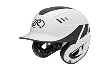 Image of Rawlings Velo Series Senior 2-Tone Home Batting Helmet, Black 1007762