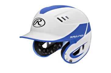 Image of Rawlings Velo Series Senior 2-Tone Home Batting Helmet, Blue 1007764