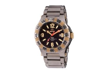 Image of REACTOR Gamma 2 Titanium Watch - Mens, Black / Gold 51001