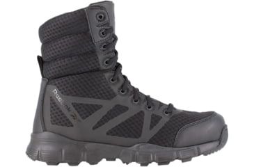 Image of Reebok Mens Dauntless Ultra-Light Seamless 5in Athletic Hiker Boots w/ Side-Zip, Black, 6, RB8720-BLACK-6-MENS-M
