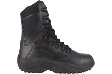 Image of Reebok Rapid Response RB Wos 8in. Black Military Boot, 5 RB874-BLK-5-WOMEN-W
