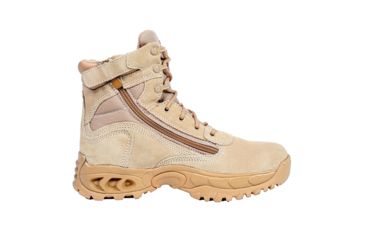 Image of Ridge Footwear Air-Tac 3003Z Desert Storm Zipper Quarter Tactical Boots, Mens, 7in Height, Regular, Desert Tan, 6.5 US, 3003Z-S6.5