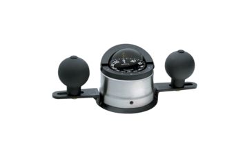 Image of Ritchie B-200P Navigator Steel Boat Compass - Binnacle Mount - Stainless Steel/Black 36546