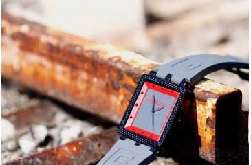 Image of Rockwell Time CF Gray Case/ Red Dial Mens Watch CF117