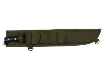 Image of Rothco 18 Inch MOLLE Compatible Machete Sheath, Black, 836-Black