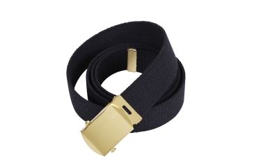 Image of Rothco 44 Inch Military Web Belts, Gold, Black, 4177-Gold-Black