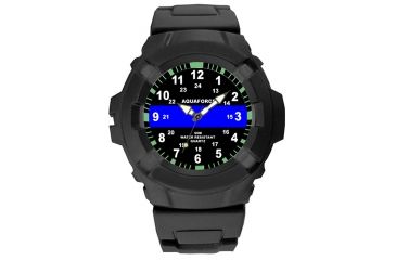 Image of Rothco Aquaforce Thin Blue Line Watch