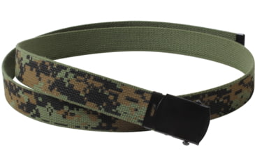 Image of Rothco Camo Reversible Web Belt, Woodland Digital/Olive Drab, 54, 4298-WoodlandDigitalOliveDrab-54Inches