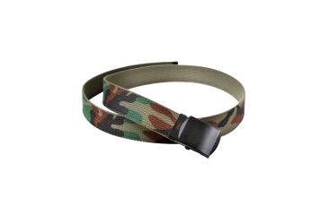 Image of Rothco Camo Reversible Web Belt, Woodland Camo / Olive Drab, 44, 4178-WoodlandCamoOliveDrab-44Inches