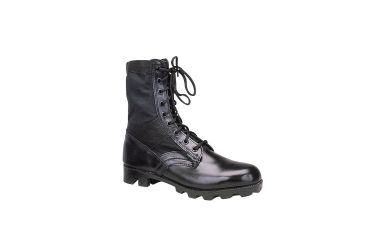 Image of Rothco Classic Military Jungle Boots, Black, 5, Wide, 5081-Black-5-Wide