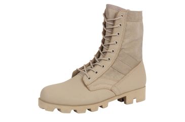 Image of Rothco Classic Military Jungle Boots, Desert Tan, 12, Regular, 5909-DesertTan-12-Regular