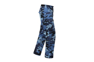 Image of Rothco Color Camo Tactical BDU Pants - Mens, Sky Blue Camo, Extra Small, 7882-SkyBlueCamo-XS23-27Waist