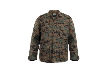 Image of Rothco Digital Camo BDU Shirts, Woodland Digital Camo, XL, 8690-WoodlandDigitalCamo-XL