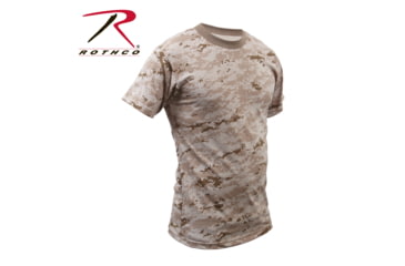 Image of Rothco Digital Camo T-Shirt 5212, S, Heritage Walnut, 61800-HeritageWalnut-S