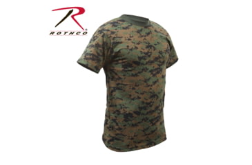 Image of Rothco Digital Camo T-Shirt 5212, S, Heritage Walnut, 61800-HeritageWalnut-S