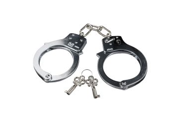 Image of Rothco Double Lock Steel Handcuffs, Silver, 10083-Silver