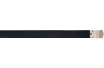 Image of Rothco Elastic Stretch Web Belt, Black/Chrome, 54in, 11472-Chrome