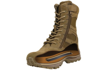 Image of Rothco Forced Entry 8in Deployment Boots w/Side Zipper, AR670-1 Coyote Brown, 7 US, Wide, 5763-AR670-1CoyoteBrown-7-W