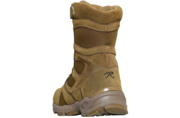 Image of Rothco Forced Entry 8in Deployment Boots w/Side Zipper, AR670-1 Coyote Brown, 7 US, Wide, 5763-AR670-1CoyoteBrown-7-W