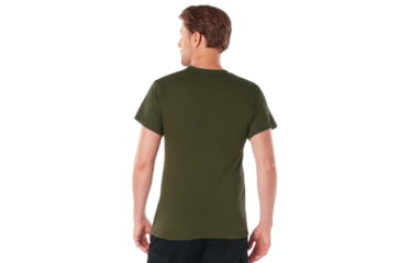 Image of Rothco Freedom Isnt Free Flag T-Shirt - Mens, Olive Drab, Small, 27080-OliveDrab-S