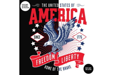 Image of Rothco Freedom &amp; Liberty Patriotic T-Shirt, Black, Small, 18125-Black-S