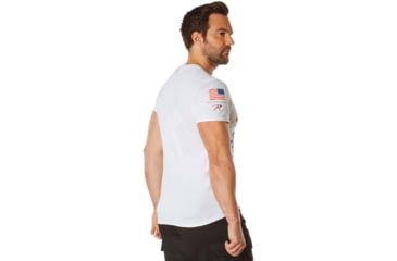 Image of Rothco Freedom &amp; Liberty Patriotic T-Shirt, White, Medium, 18120-White-M