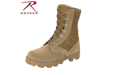 Image of Rothco G.I. Type Speedlace Desert Tan Jungle Boot, AR 670-1 Coyote Brown, 8, Regular, 5741-AR670-1CoyoteBrown-8-Regular