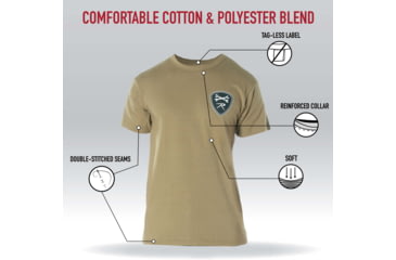 Image of Rothco Getting The Job Done T-Shirt - Mens, Coyote Brown, Small, 11355-CoyoteBrown-S