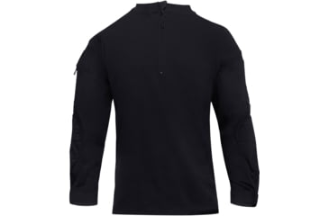 Image of Rothco 1/4 Zip Tactical Airsoft Combat Shirt - Men's, Black, Small, 10216-Black-S