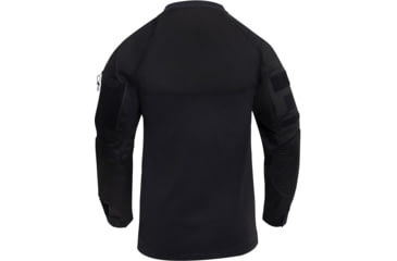 Image of Rothco 1/4 Zip Tactical Airsoft Combat Shirt - Men's, Black, Small, 10216-Black-S