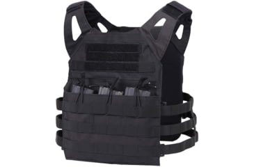 Image of Rothco Lightweight Plate Carrier Vest, Black, 55891-Black