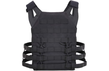 Image of Rothco Lightweight Plate Carrier Vest, Black, 55891-Black