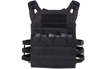 Image of Rothco Lightweight Plate Carrier Vest, Black, 55891-Black
