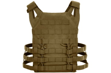 Image of Rothco Lightweight Plate Carrier Vest, Coyote Brown, 55892-CoyoteBrown