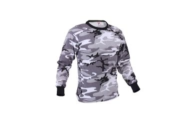 Image of Rothco Long Sleeve Camo T-Shirt, City Camo, M, 67790-CityCamo-M