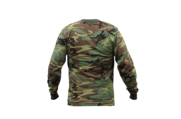 Image of Rothco Long Sleeve Camo T-Shirt, Woodland Camo, 2XL, 6678-WoodlandCamo-2XL