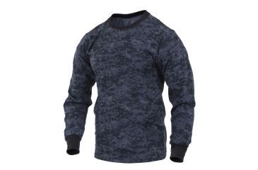 Image of Rothco Long Sleeve Digital Camo T-Shirts, Midnight Digital Camo, L, 68947-MidnightDigitalCamo-L