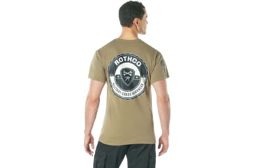 Image of Rothco Military Grade Workwear Bottle Cap T-Shirt - Mens, Coyote Brown, 2XL, 11366-CoyoteBrown-2XL