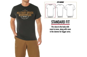 Image of Rothco Military Grade Workwear Graphic T-Shirt, Black, 3XL, 11342-Black-3XL